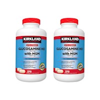 2 Suplemento glucosamine con MSM - Kirkalnd 350 tabletas